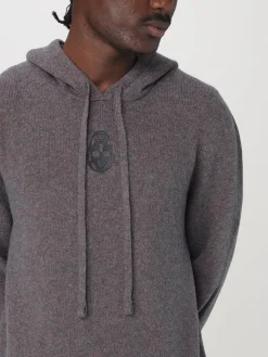 Felpa con cappuccio in maglia McQueen