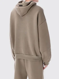 Felpa con cappuccio in misto cotone con logo Fear Of God