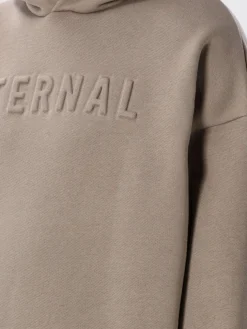 Felpa con cappuccio in misto cotone con logo Fear Of God