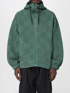 Felpa con cappuccio in poliestere a quadri Ferrari