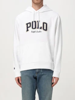 Felpa con cappuccio Polo Ralph Lauren in misto cotone