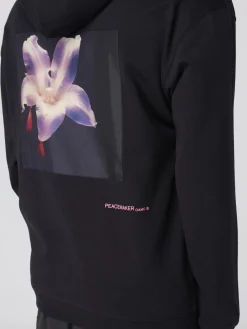 Felpa con cappuccio stampata Oamc in cotone