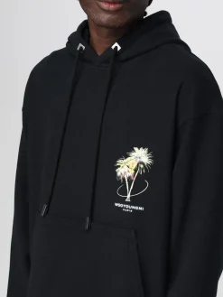 Felpa con cappuccio stampata Wooyoungmi