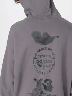 Felpa con cappuccio stampata Y-3