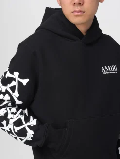 Felpa con cappuccio stampata Amiri