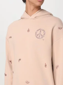 Felpa con cappuccio stampata Emporio Armani