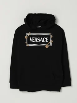 Felpa con cappuccio Versace in cotone