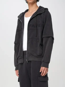 Felpa con zip Daily Paper in cotone