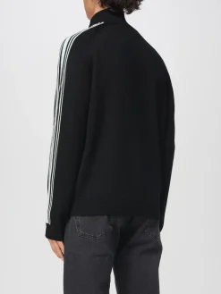 Felpa con zip e bande logate Casablanca