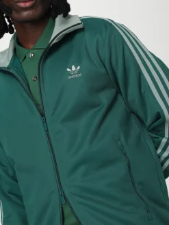 Felpa con zip in misto cotone Adidas Originals