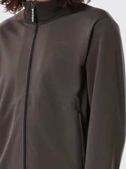 Felpa con zip in poliestere Palm Angels