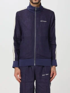 Felpa con zip Palm Angels in nylon