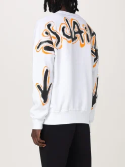 Felpa Disclaimer in cotone con logo