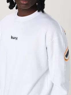 Felpa Disclaimer in cotone con logo