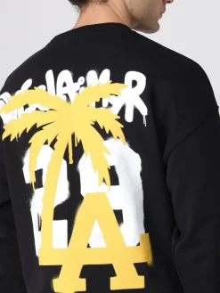 Felpa Disclaimer in cotone con stampa logo