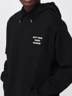 Felpa Drôle De Monsieur in cotone con slogan