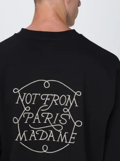 Felpa Drôle De Monsieur in cotone con logo