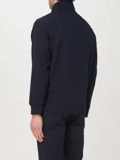 Felpa Emporio Armani in jersey con zip