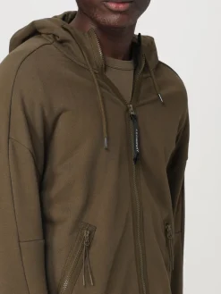 Felpa in cotone con cappuccio C.P. Company