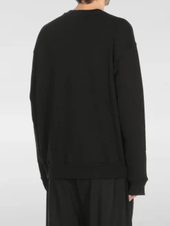 Felpa in cotone con logo Moschino Couture