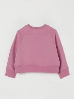Felpa in cotone con stampa logo Stella McCartney Kids