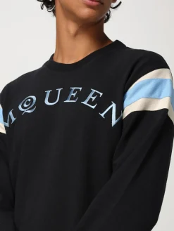 Felpa McQueen in cotone con logo