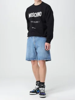 Felpa Moschino Couture in cotone con logo