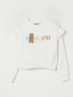 Felpa Moschino in cotone stretch con logo