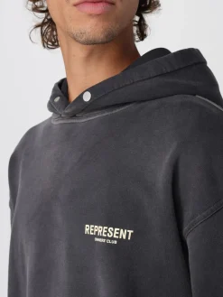 Felpa Represent in cotone con logo