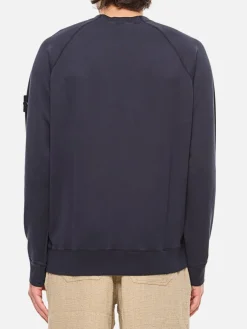 Felpa Stone Island in cotone con logo