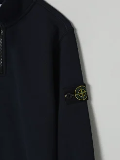 Felpa Stone Island Junior in cotone con logo