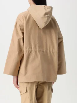 Giacca a vento con cappuccio in cotone Twinset