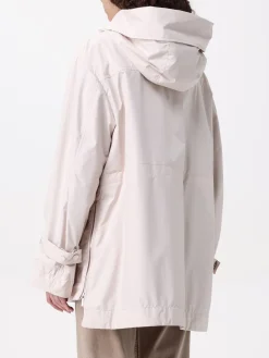 Giacca a vento con cappuccio Moorer in crêpe