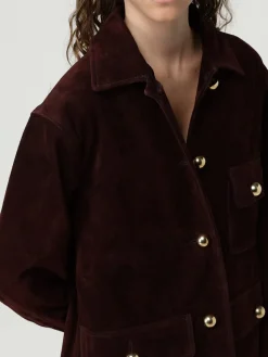 Giacca Arma in pelle scamosciata