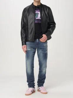 Giacca biker Diesel in pelle