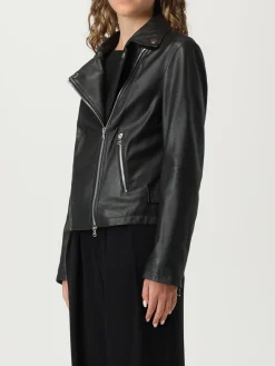 Giacca biker Emporio Armani in pelle