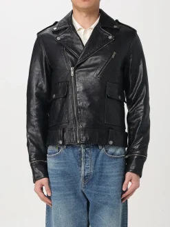 Giacca biker Golden Goose in pelle