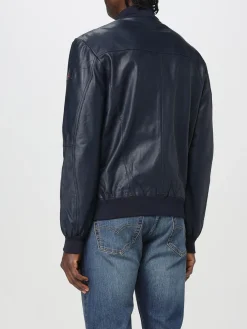 Giacca biker Peuterey in pelle