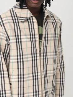 Giacca Burberry in twill con stampa Vintage Check
