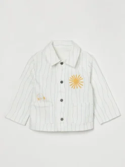 Giacca camicia a righe Stella McCartney Kids