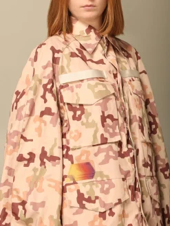 Giacca Dexter Life at Large Capsule The Attico in tessuto camouflage