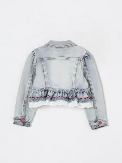 Giacca di jeans Monnalisa ricamata