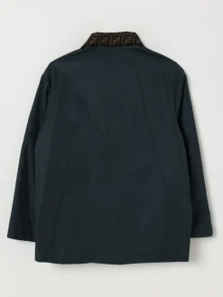 Giacca in gabardine di cotone FF Fendi
