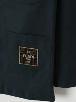 Giacca in gabardine di cotone FF Fendi