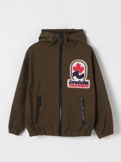 Giacca in tessuto tecnico con logo Dsquared2