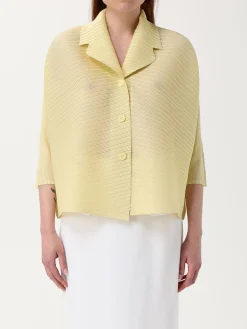 Giacca Meimeij in tessuto plissettato