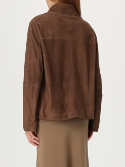 Giacca 'S Max Mara in pelle scamosciata