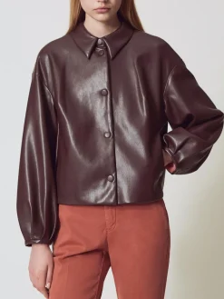 Giacca Twinset in pelle sintetica