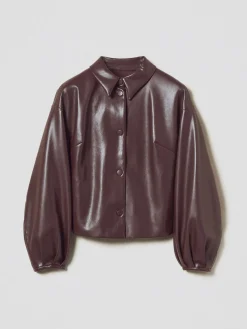 Giacca Twinset in pelle sintetica