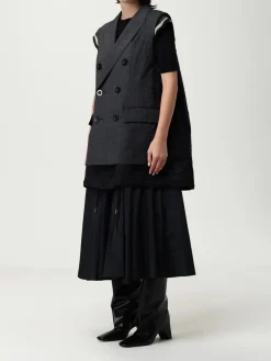 Gilet Sacai in lana e nylon